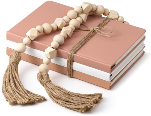 Feifeiya 3 Pieces Faux Decorative Books Set for Home Decor,Neutral Pink by Feifeiya