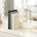 Set of 3 Decorative Books for Home Decor, Linen Faux Books for Coffee Table, Bookshelf or Mantel, Aesthetic Fake Book Storage Boxes with Magnetic Snap for Photo Organization & Keepsakes Box - Image 6
