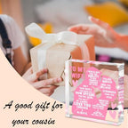 To My Wife Gift from Husband, Heartfelt Romantic Love Plaque, Anniversary and Valentine's Day Gift for Wife, Wedding Keepsake for Birthday, Christmas, Pink Acrylic Desk Decor, Valentine's Day decorations - Image 5