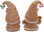 Hodao Christmas Gingerbread Man Gnomes – Christmas Party Home Decor Unique Design Elf Decorations Choice and Special Christmas Decor (Brown) - Image 3