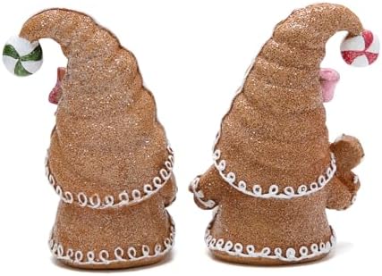 Hodao Christmas Gingerbread Man Gnomes – Christmas Party Home Decor Unique Design Elf Decorations Choice and Special Christmas Decor (Brown) - Image 3