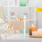 Coquette Orange Bow Room Decor, for Girls Room, Christian Gifts for Women - Image 3