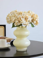 6Pcs 13" Cream Silk Hydrangea Artificial Flowers - Image 4