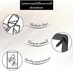 CHENGU 3 Pieces Metal Minimalist Abstract Woman Wall Art Line Drawing Wall Art Decor Single Line Female Home Hanging for Kitchen Bathroom Living Room - Image 6