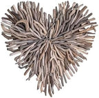 Creative Co-Op Driftwood Heart Shaped Wall Décor by Unknown