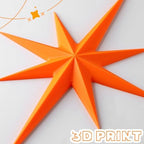 Blulu 12 Pcs Mid Century Modern Decoration Mcm Retro 3D Starburst Art Wall Sculpture, Plastic 8 Pointed Atomic Star Vintage Celestial Whimsigoth Accent for Home Office Room Decor(Retro) - Image 4