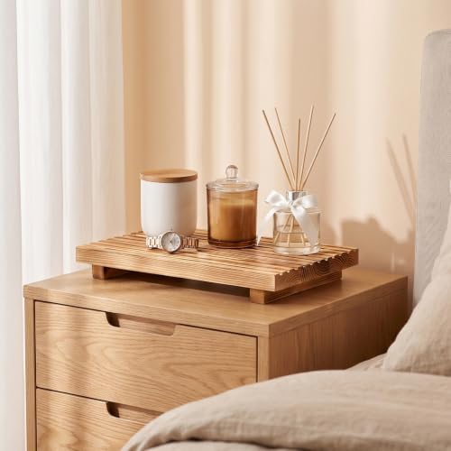 Wood Pedestal Stand Riser for Bathroom Tray Kitchen Sink Counter Decor Tray - Image 6