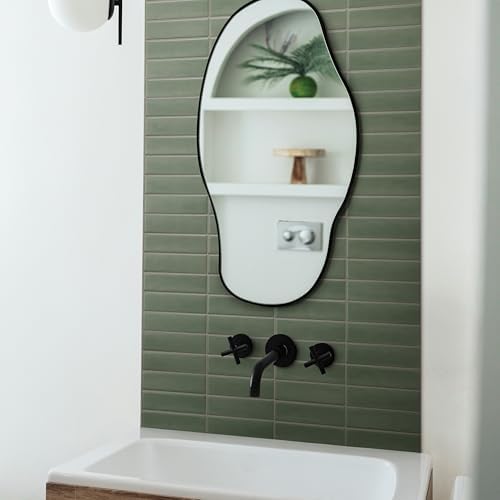 Smart Tiles Peel and Stick backsplash, Stacked Olive Green, 11.43"x9" - Image 6
