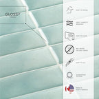 Smart Tiles Peel and Stick backsplash, Stacked Teal, 11.43"x9" - Image 5