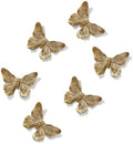GUSFREUD 3D Butterfly Wall Decor Set – Resin Wall Decor for Living Room, Bedroom, Bathroom, Dining Room, Outdoor and Gallery Walls - Antique Copper - Set of 6 by GUSFREUD