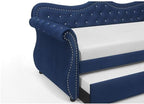 Modern Luxury Upholstery Crystal Tufted Trundle - Image 6