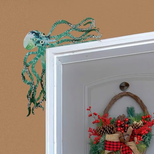 FairySandy Metal Octopus Door Topper Decor Ocean Door Frame, Gothic Style - Image 5