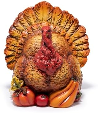 Hodao Thanksgiving Turkey Decoration,Fall Harvest Tabletop Centerpiece by Hodao