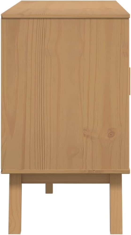 Scandinavian Solid Pine Sideboard - Image 9