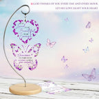 Positive Gifts for Women Christmas - Purple Butterfly Office Decor - Congratulations Appreciation Gift for Coworker, Friend, Teacher, Sister, Mom - Christmas, Birthday, Thank You Gift for Women, Men - Image 7