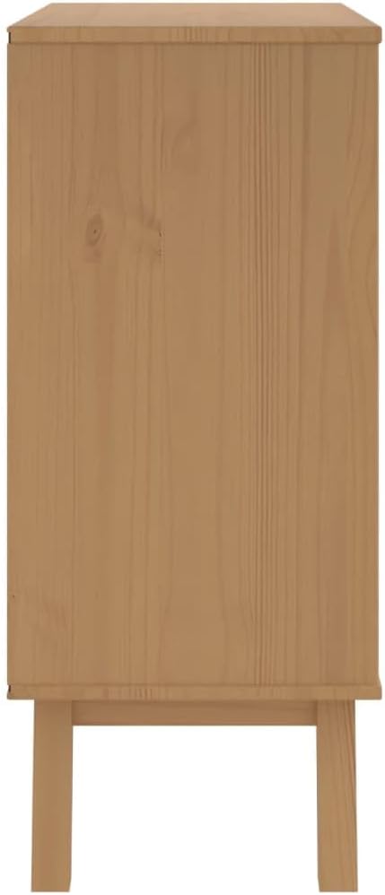 Scandinavian Style Solid Pine Wood Drawer Cabinet - Image 8