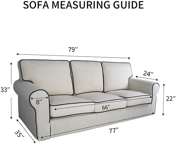 PureFit Reversible Quilted Sofa Cover Dog Couch Covers - Image 6
