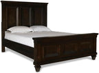 New Classic Furniture Sevilla 6-Piece Wood King Bedroom Set in Walnut - Image 2