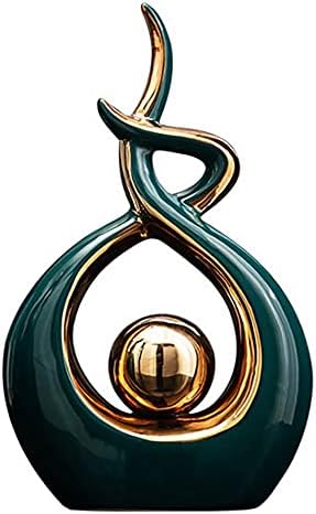 Norrclp Home Decor Modern Abstract Art Ceramic Statue Table Decor (Small) by Norrclp