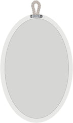 Oval Mirrors for Wall Decor Small White Nautical Rope Mirror Hanging Decorative - Image 8
