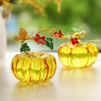 2.5inch Glass Pumpkins For Decorating Figurines Collectibles,Gold - Image 6