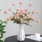 Artificial Flowers for Vase 10 Pcs, 20 Inch Fake Mums with Long Stems - Image 6