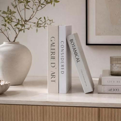 3 PCS Faux Decorative Books for Home Decor-Coffee Table Books Decor-Aesthetic Fake/Faux Books for Decoration,libros Decoration for Coffee Table, Shelf Accessories - Image 3