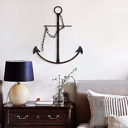Nautical Ship Anchor Wall Decor, Vintage Metal Anchors for Small Space,13" - Image 6