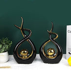 Norrclp Home Decor Modern Abstract Art Ceramic Statue Table Decor (Large) - Image 3