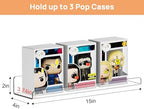 upsimples 10 Pcs 15" Acrylic Shelves for Wall Display and Storage, Clear - Image 3