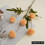 Artificial Flowers for Vase 10 Pcs, 20 Inch Fake Mums with Long Stems - Image 4