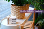 Farmhouse Mini Bookstack for Bathroom Decor Wooden Books for Restroom Shelf Decorative Accent for Guest Bathroom Sign, 2 Signs in 1 Reversible - Wash Your Hands/Relax Soak Unwind - Image 6