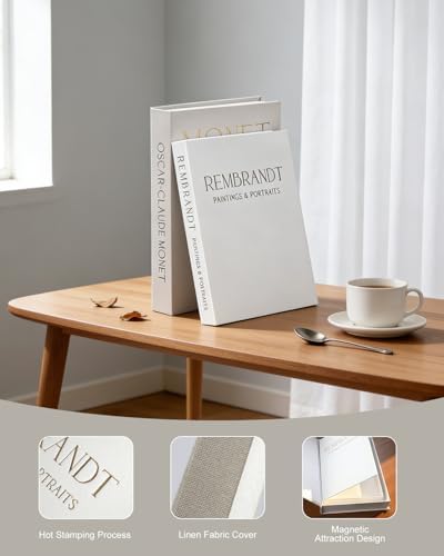 Coffee Table Books, Decorative Book Wood Beads Set of 3 for Room Home Decor - Image 5