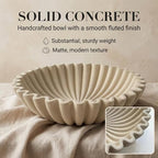 OAKOA Concrete Bowl Decor - Organic Modern Home Decor - Cement Bowl - Image 6
