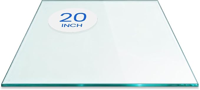 Dulles Glass 20 inch Square Glass Table Top by DullesGlass