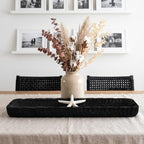 Oakrain Large Wood Dough Bowl, 30" Extra Long Rustic Decorative Bowl, Black - Image 7