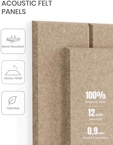 Fluxynara Felt Bulletin Board & Cork Board Alternative 36'' x 24'' - 6 Pack - Image 4