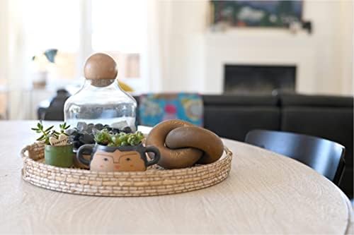 Rool Coffee Table Decor Bookshelf Decor Accents Wood Knot Decor Chain Link - Image 4