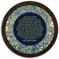 CFFJLHN Christian Bible Wall Art Decor, Bedroom Round Wooden Wall Art Wildflower Bible Religious Scripture Round Wood Hanging Wall Decor for Home Bedroom Living Room Church Prayer Room, 10x10 Inch by Unknown