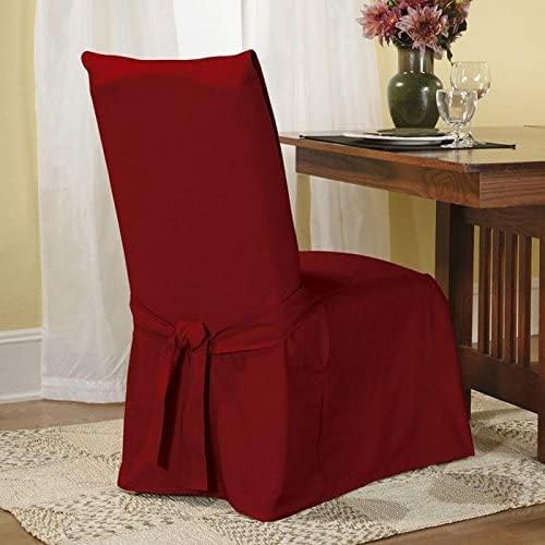 SureFit Duck Cotton Solid Dining Chair Slipcover - Image 2