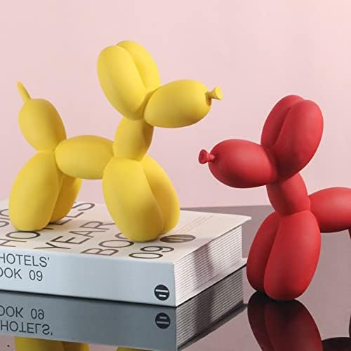 Creative Balloon Dog Sculpture Modern Home Decoration Trendy Animal Art Ornaments Collection Figurine Bedroom Living Room Office Desktop Resin Decors - Image 5