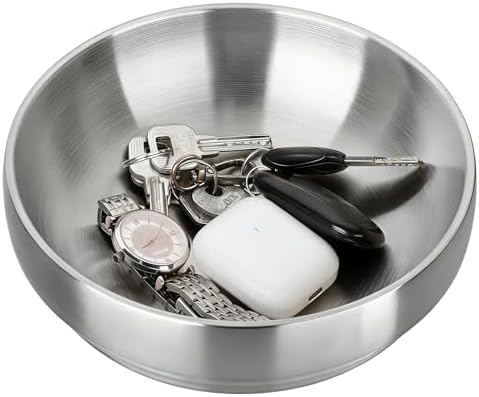 7.4 Inch Key Bowl for Entryway Table, Decorative Bowl for Keys by Unknown