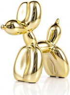 Gold Balloon Dog Decor,Gold Room Decors,Balloon Animal Preppy Room Shelf Decor,Cute Statue Home Decors,Bedroom Modern Sculpture Desk Decoration,Golden Decorations Figurines by XIAOMAGG