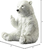 Polar Bear Middle Finger Figurine, Hilarious Funny Resin Bear Statue - Image 2