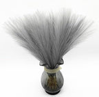 CATTREE Artificial Pampas Grass Stems, Light Gray, 18 Inch, 30 Pcs - Image 2