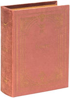 Decorative Vintage Book Shaped Trinket Storage Box - Brown - Image 5