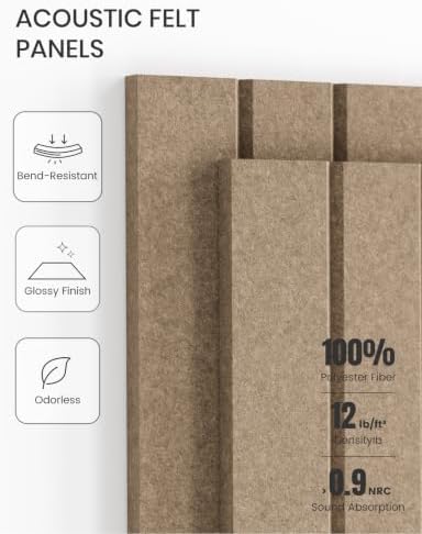 Fluxynara Felt Bulletin Board & Cork Board Alternative 36'' x 24'' - 6 Pack - Image 5