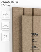Fluxynara Felt Bulletin Board & Cork Board Alternative 36'' x 24'' - 6 Pack - Image 5