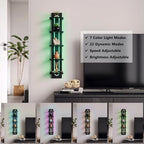 Homaterial 5-Tier Foating Shelves with Built-in LED Lights - Image 4
