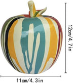 Funky Colorful Apple Statue, Modern Art Home Decor, Gift for Women - Image 2